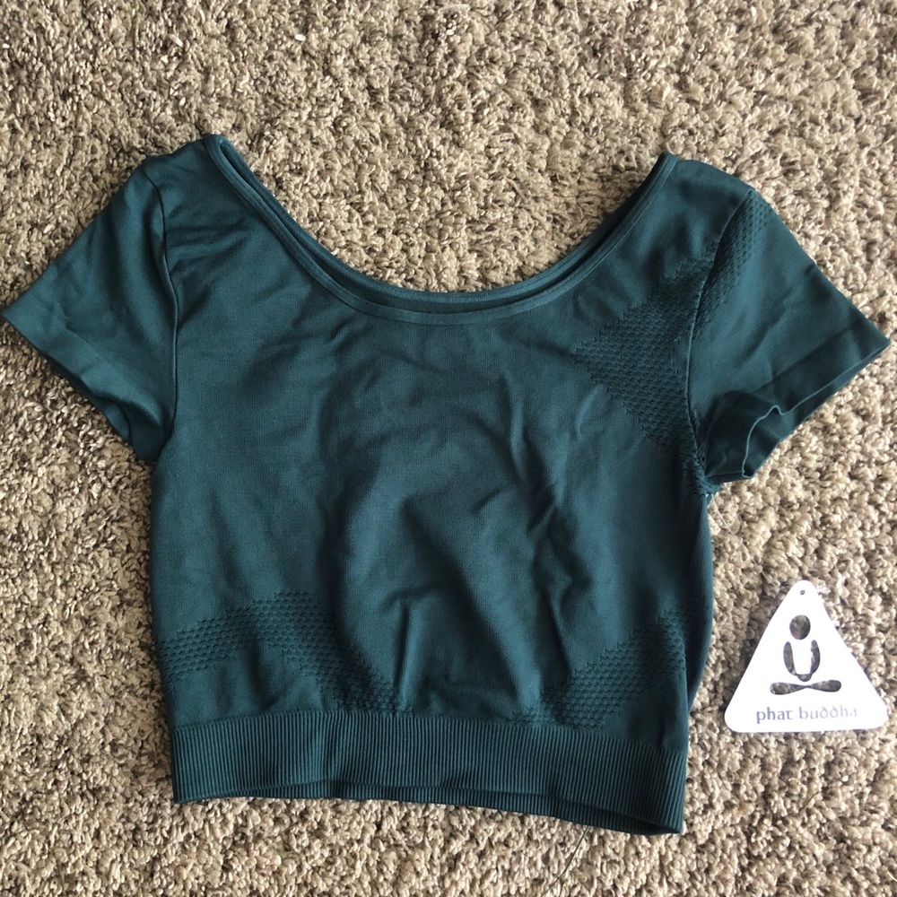 Phat Buddha noho crop top